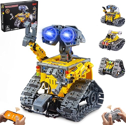Miniatura 1 de Juguetes de construcción de control remoto para niños y niños AoHu 3 en 1 juguetes motorizados recargables rastreados Racer RC tanque de coche