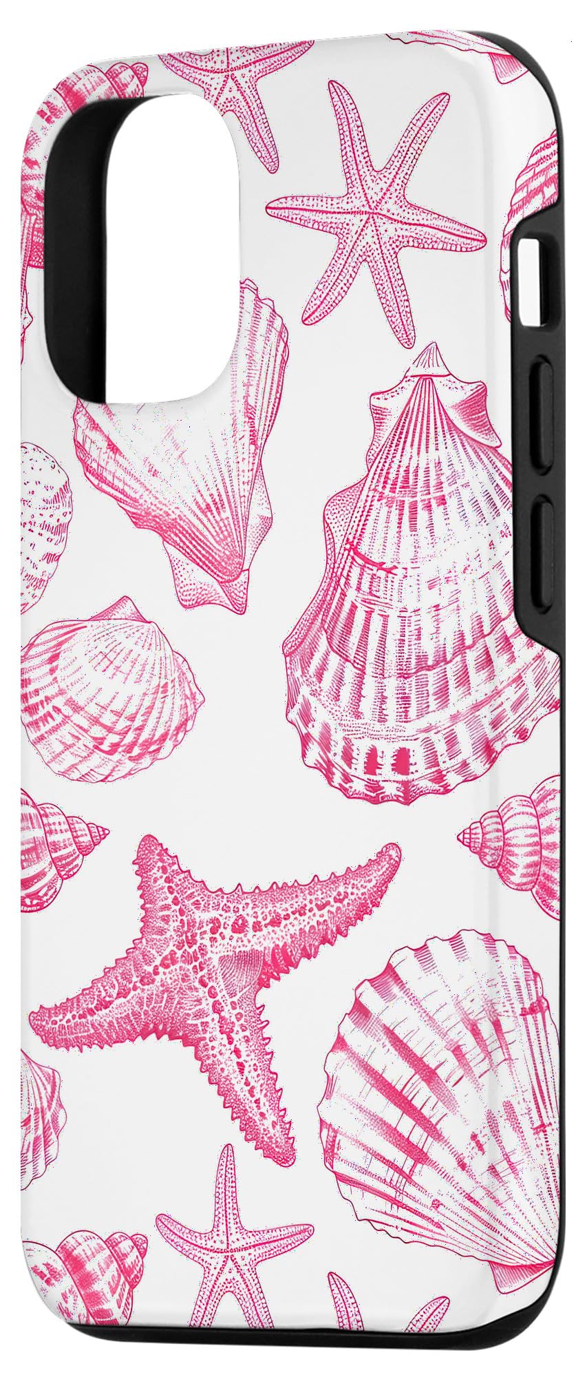 Pink Seashell Starfish Ocean Beach Sea Coastal Aesthetic Case for iPhone 12/12 Pro - Image 2