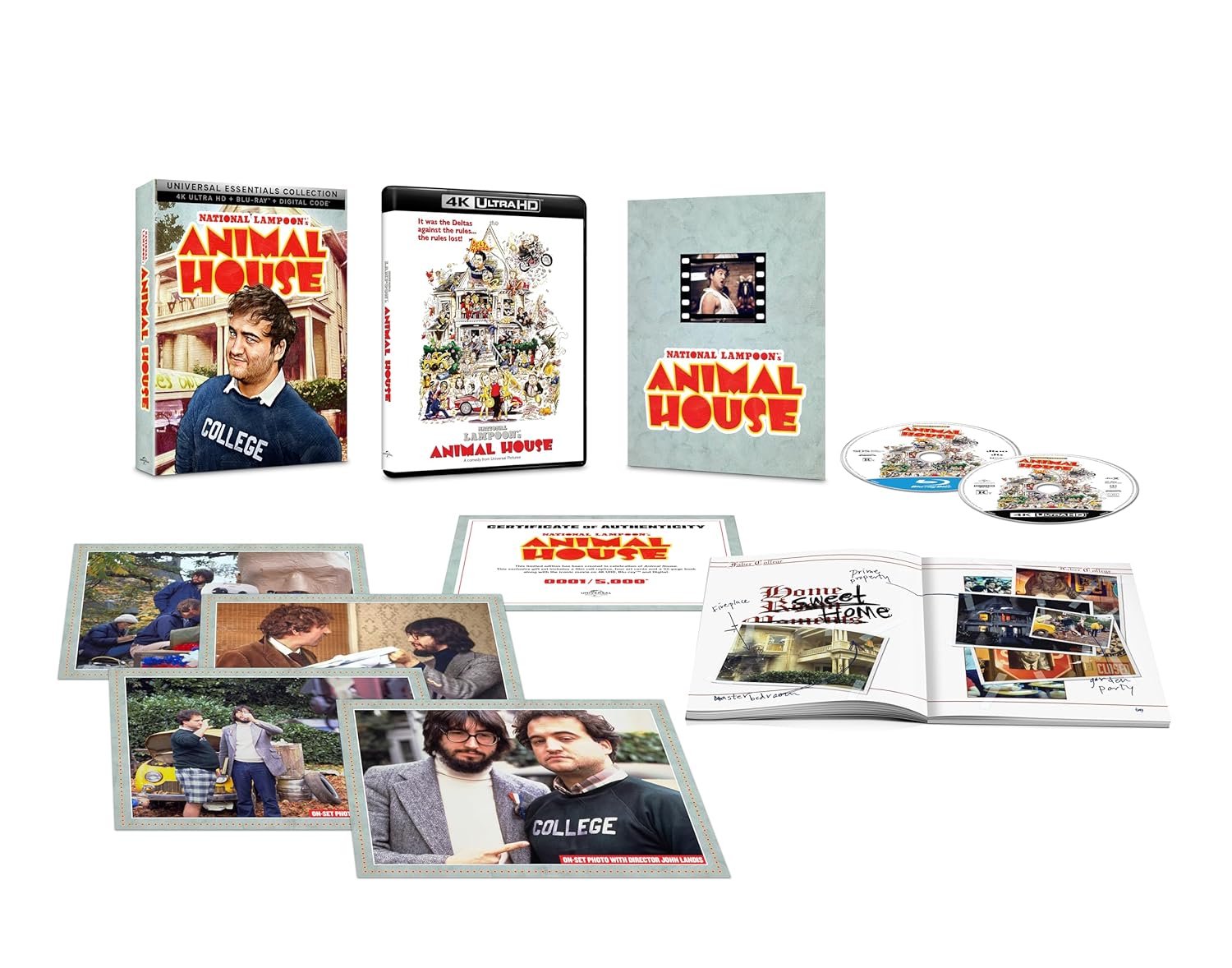 National Lampoon's Animal House - Universal Essentials Collection 4K Ultra HD + Blu-ray + Digital [4K UHD]