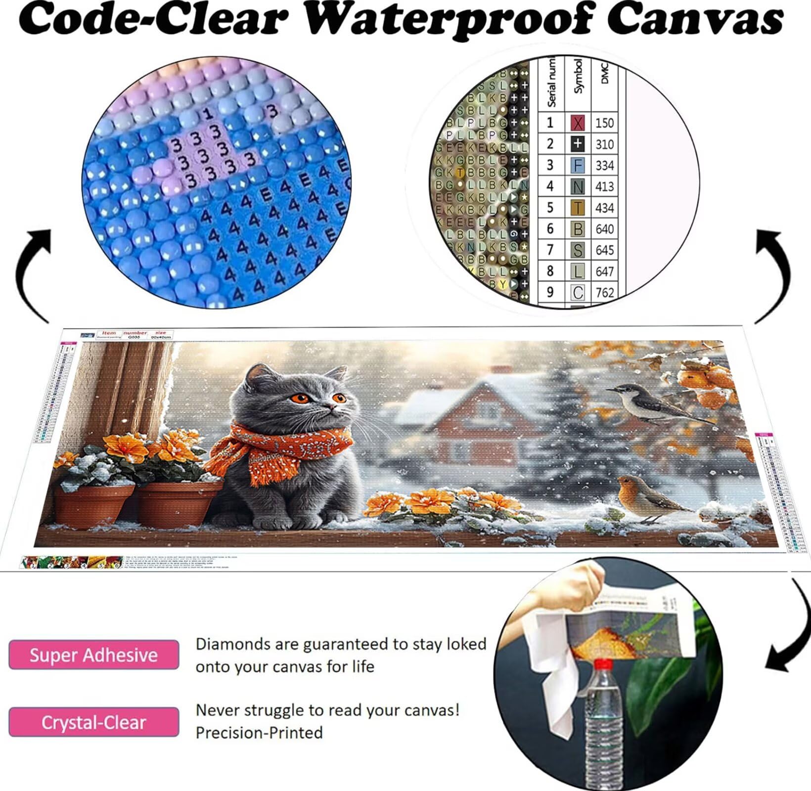 Zestawy do malowania diamentowego dla dorosłych 5D DIY Diamentowa sztuka ptaki DIY Dorośli Gem Art Zestawy Kompletne Haft krzyżykowy Puzzle Kreskówka Prezent Akcesoria dla początkujących Kot Dekoracja