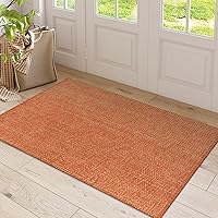 Vista 59 de LEEVAN Alfombra de Pasillo de Cocina Lavable, 2' x 4.3' Alfombras de Baño Bohemias de Algodón Tostado Reversible para Entrada, Alfombra de Pasillo