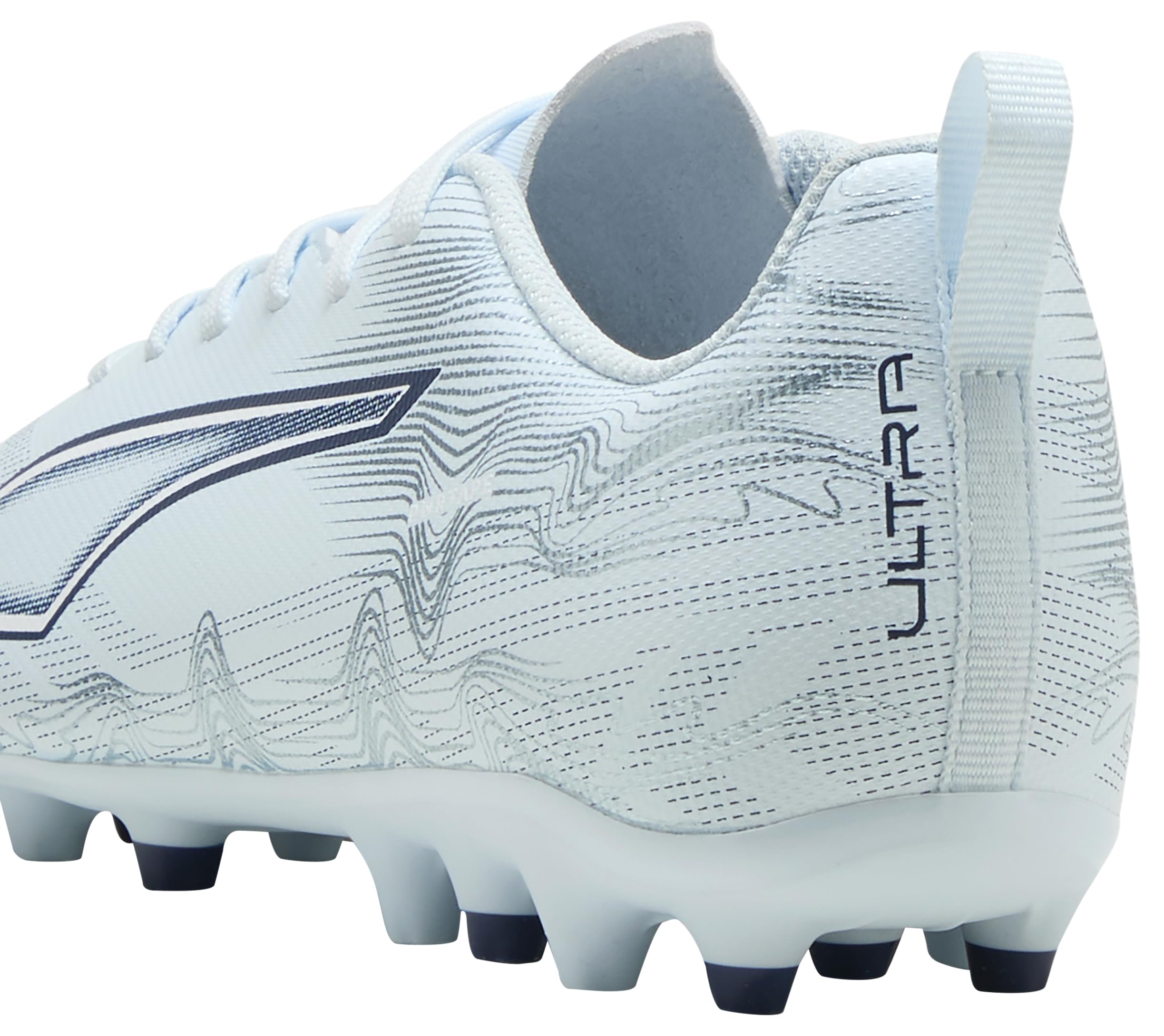 Puma Ultra 6 Play MG JR Scarpe da Calcio, Icy Blu, Bianco-Blu, 1.5 UK, Icy Blue Puma Bianco Blu Gioiello, 34 EU