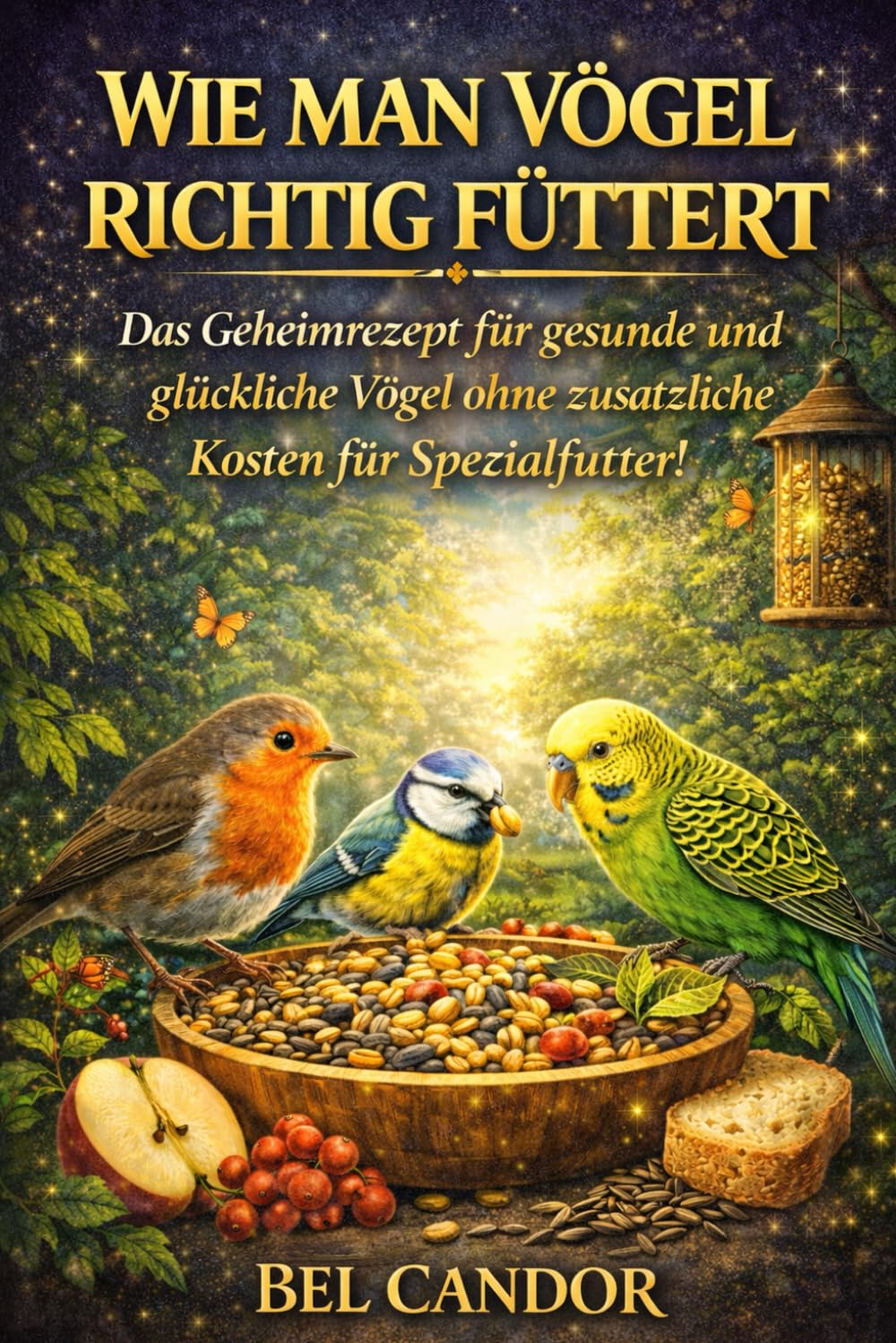 WIE MAN VÖGEL RICHTIG FÜTTERT: Das Geheimrezept für gesunde und glückliche Vögel ohne zusätzliche Kosten für Spezialfutter! (Vögel füttern)
