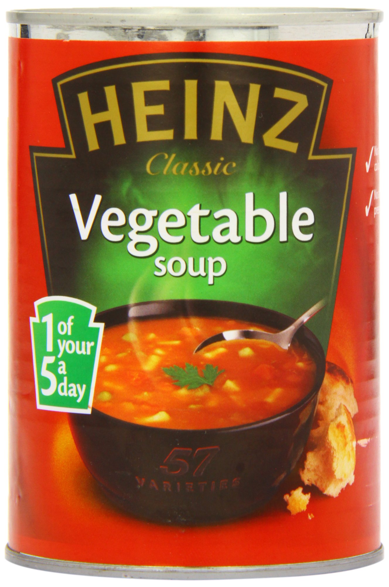 Heinz Classic Vegetable Soup, 400 g (Pack of 24)