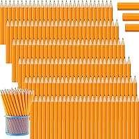 Vista 1 de Kosiz 1000 Pcs Golf Pencils Bulk 3.5 Inches HB Yellow Half Pencils Hexagonal Pre-sharpened Small Stationery for Kindergarten Kids Students Adults
