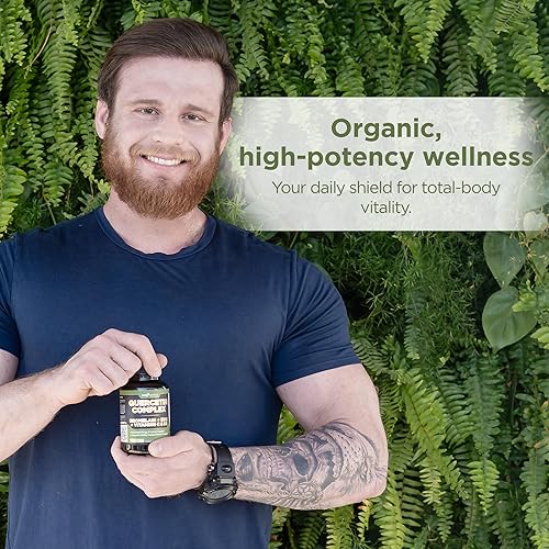 Miniatura 5 de Gade Nutrition Quercetina orgánica con bromelina vitamina C y zinc  Suplemento de apoyo inmunológico Quercetina 500mg Cápsulas  Bioflavonoides