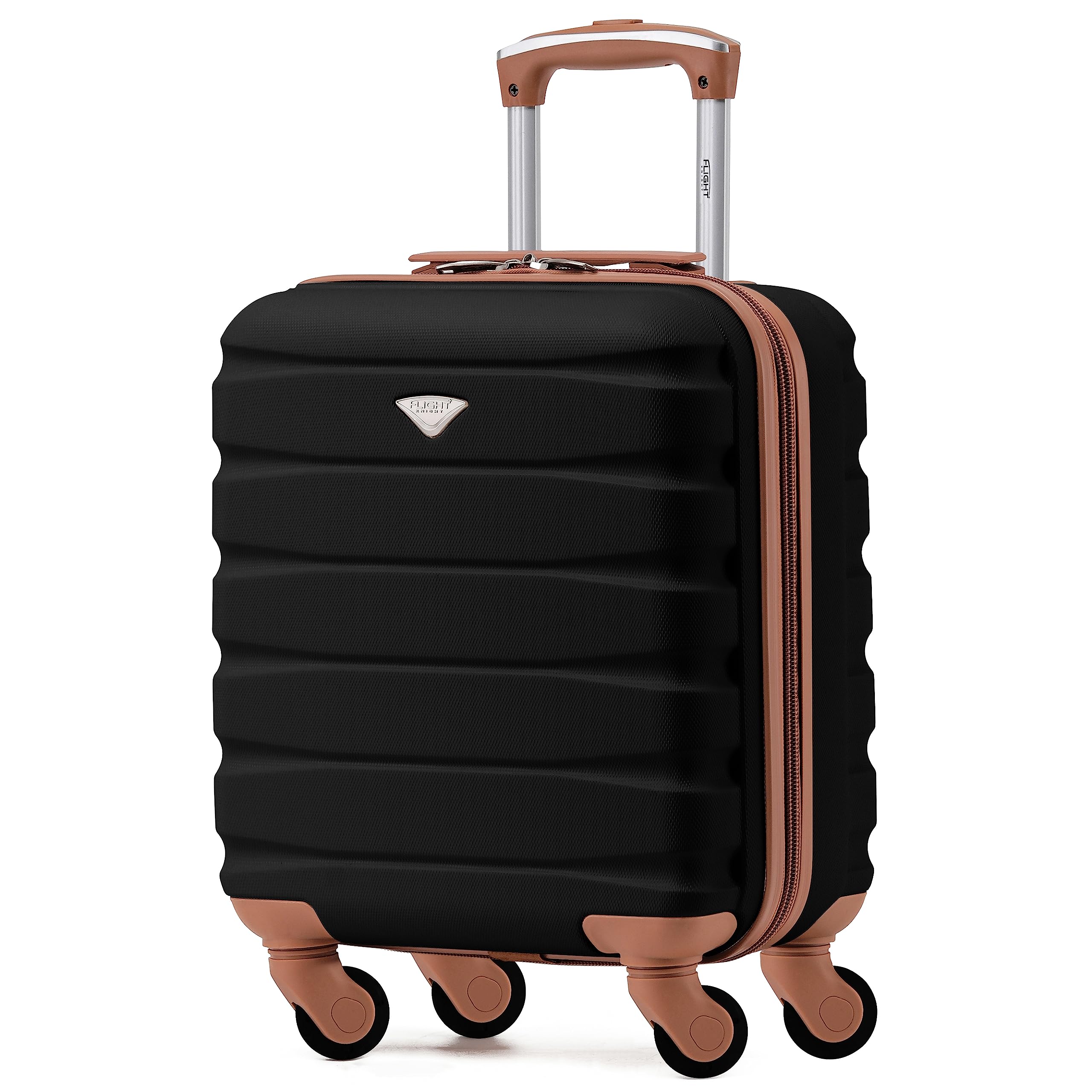 Flight Knight Lightweight 4 Wheel ABS Hard Case Medium Suitcase Approved for Over 100 Airlines Including easyJet, British Airways, Ryanair, Jet2, Emirates & Many More - Check-in Medium Size 25" — view 201
