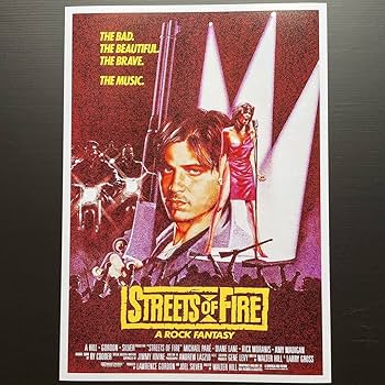 Amazon.co.jp: USポスター『ストリートオブファイヤー』（Streets of
