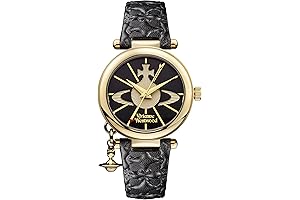 Vivienne Westwood Women's 'Orb' Brown Leather Watch