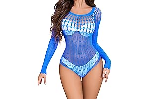 Women's Stripper Outfits Fishnet Bodysuit