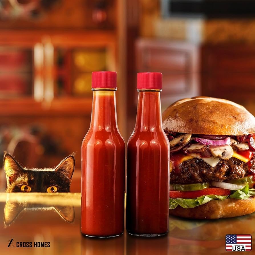 100 Pcs Hot Sauce Bottles Small Plastic Bottles Clear Woozy Bottles Empty With Leak Proof Black Screw Cap Mini Wine Liquor Bottles For Kitchen Sauce Salad Dressing Syrup Juice Whiskey Party (3 Oz