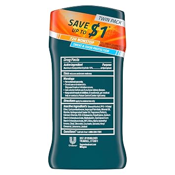 Degree Men Advanced Protection Antiperspirant Deodorant, Adventure, 2.7 oz, 2-Pack