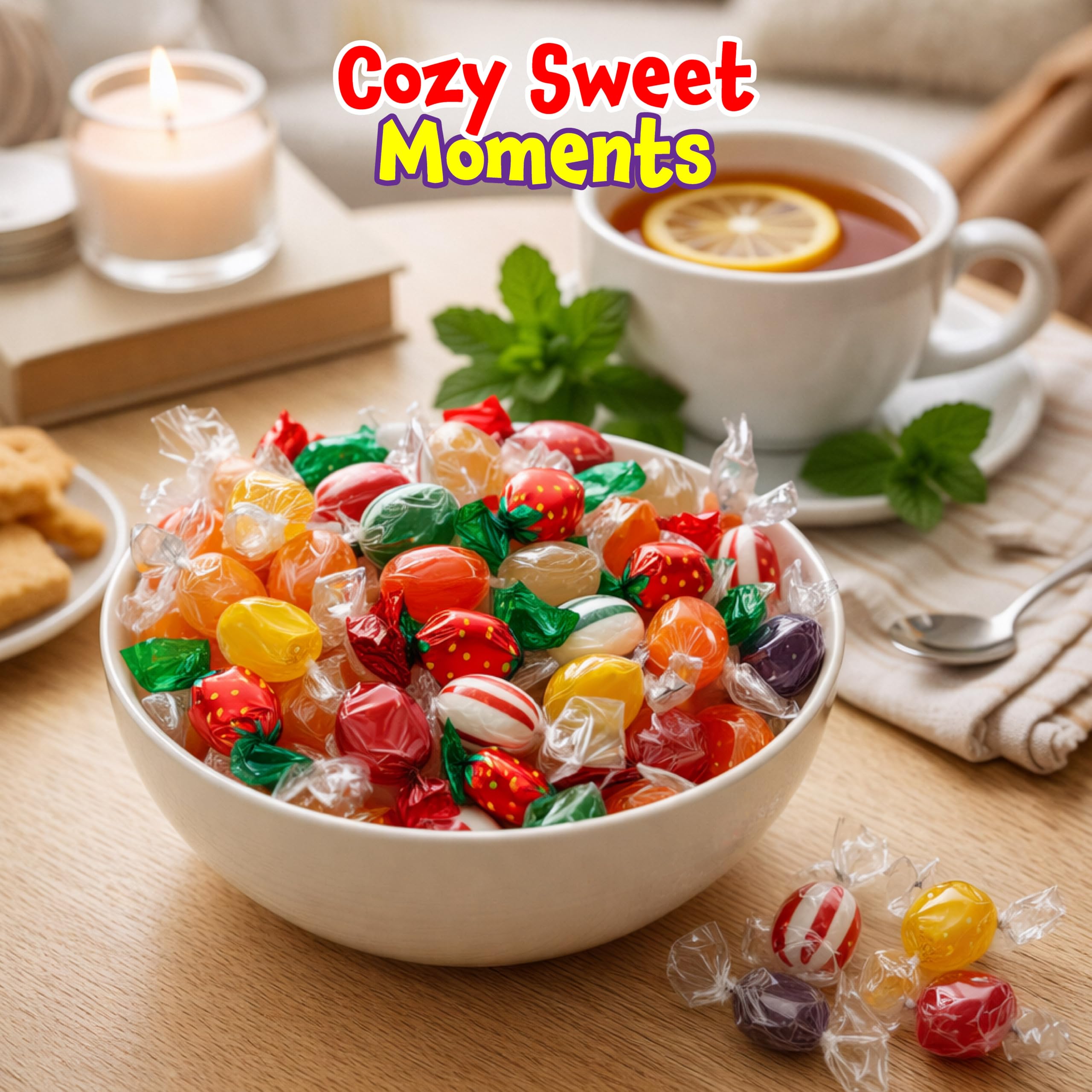 Old Fashioned Hard Candy Assortment - 2 Pound Bag - Individually