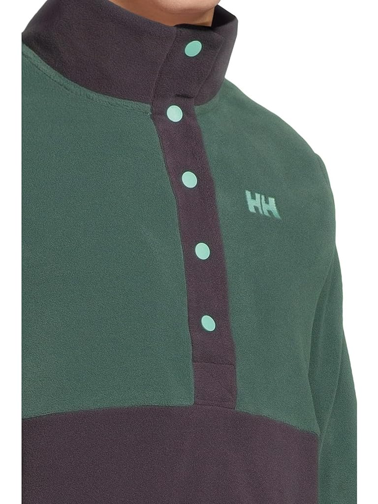 Green Helly Hansen Daybreaker Snap Pullover