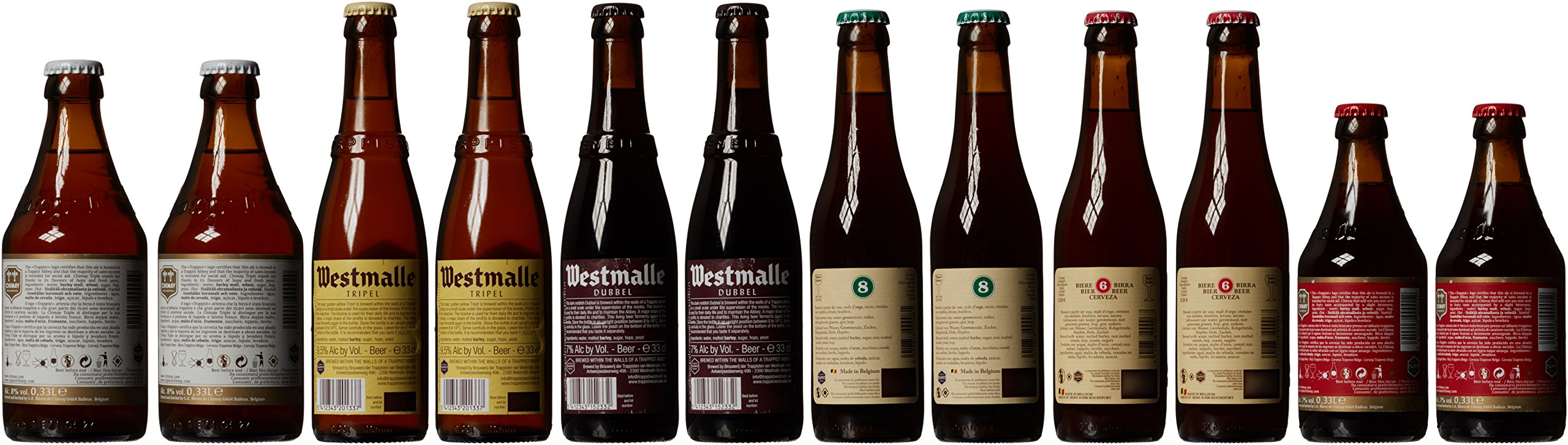Echtes Trappisten Bier 12 Flaschen von Mönschen gebraut