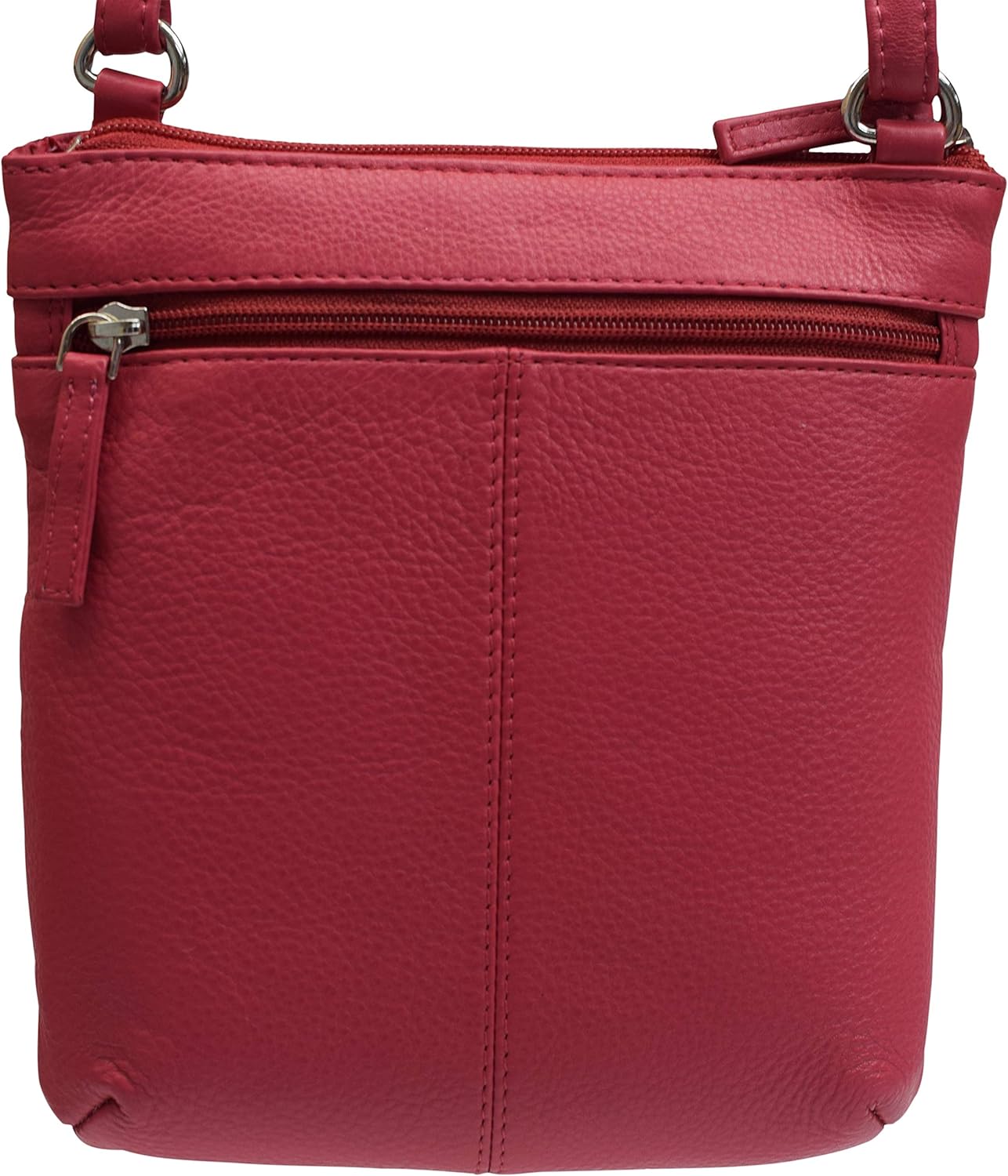 Luxury Women's Quality Zipper Purse Handbag Genuine Leather Ladies Crossbody Shoulder Bag