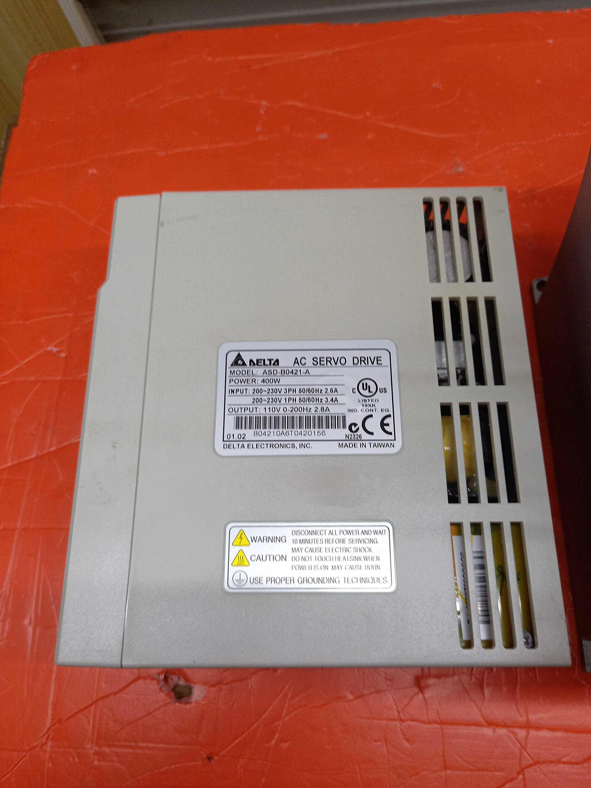 Davitu Electricity Generation - ASD-B0421-A servo driver , used in good condition . 80% appearance , good working ,