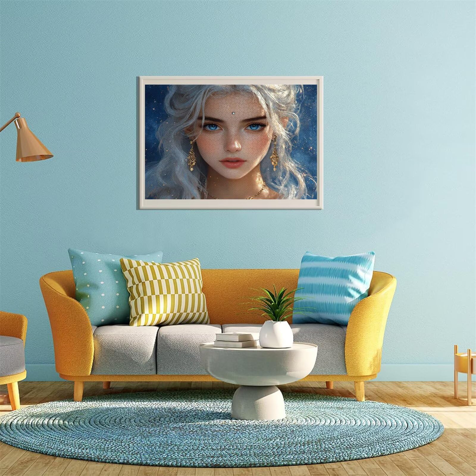Donna Jigsaw Puzzle Adulti 2000 pezzi Jigsaw Puzzles Classici Arte Impossibili Grandi Dimensioni Cartone Animato per Adulti e Ragazzi Divertimento Giochi Rilassamento e Intelligence 70x99cm t-823