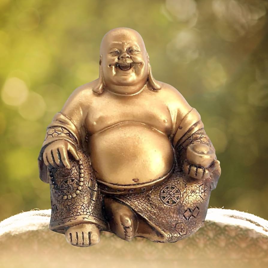 Amazon.co.jp: A Golden happy Buddha ( Laughing Buddha ) Feng