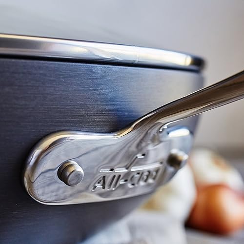 Miniatura 5 de Sartén para cocineros / sartén para Wok All-Clad E7859464 HA1, libre de PFOA, seguro, para lavaplatos, antiadherente, anodizada