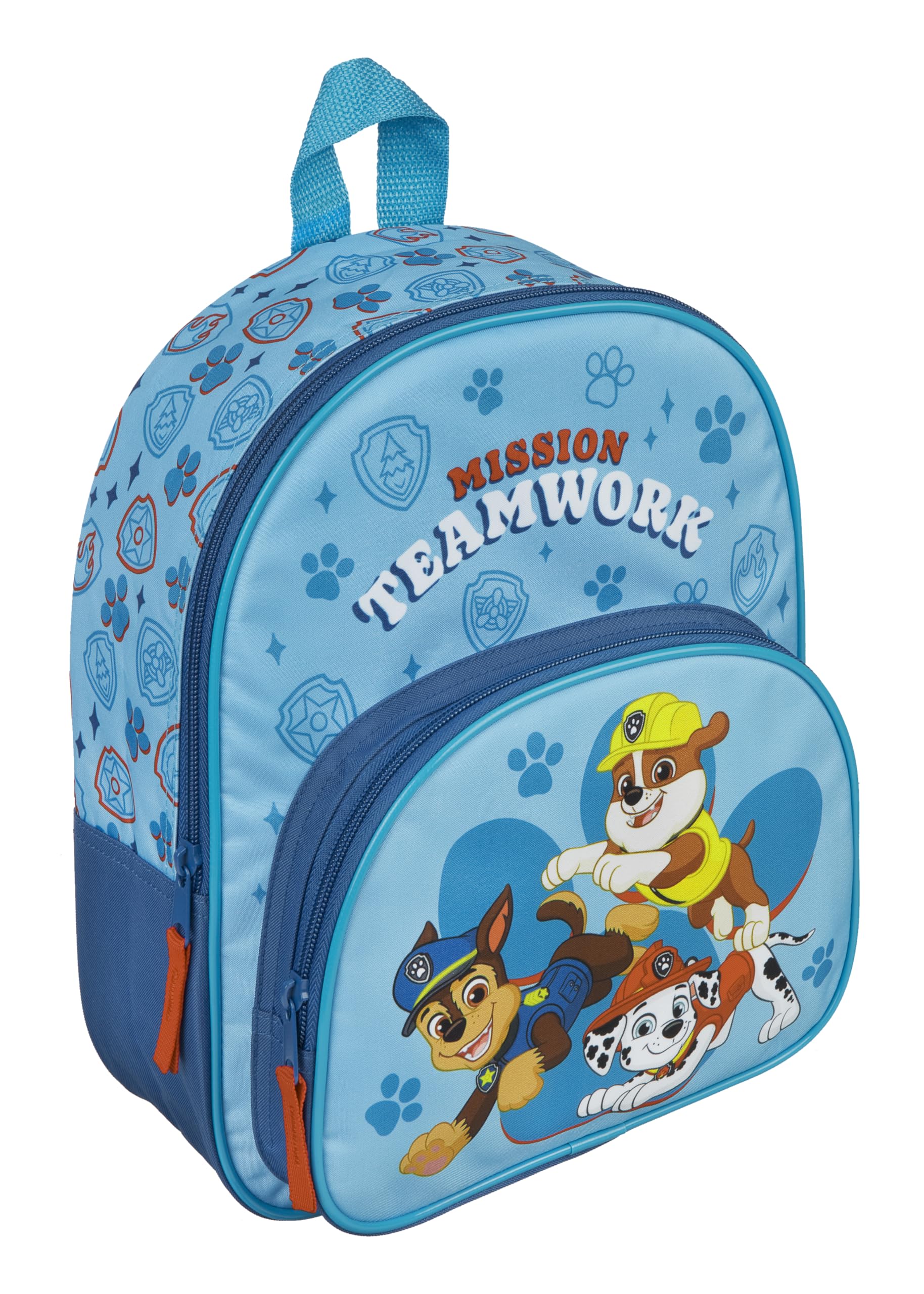 Undercover - Zaino per bambini Paw Patrol - con tasca frontale - per la scuola materna, il tempo libero e i viaggi - resistente e pratico - per bambini dai 4 anni in su
