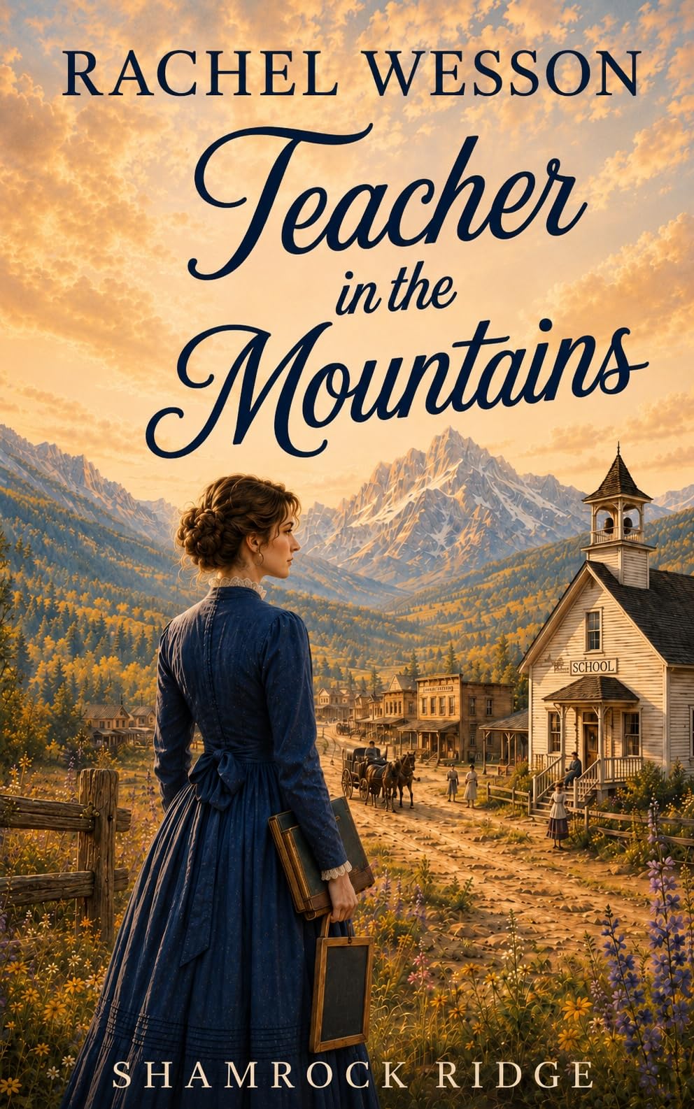 Teacher in the Mountains: Historical Clean Western (Shamrock Ridge Book 6)