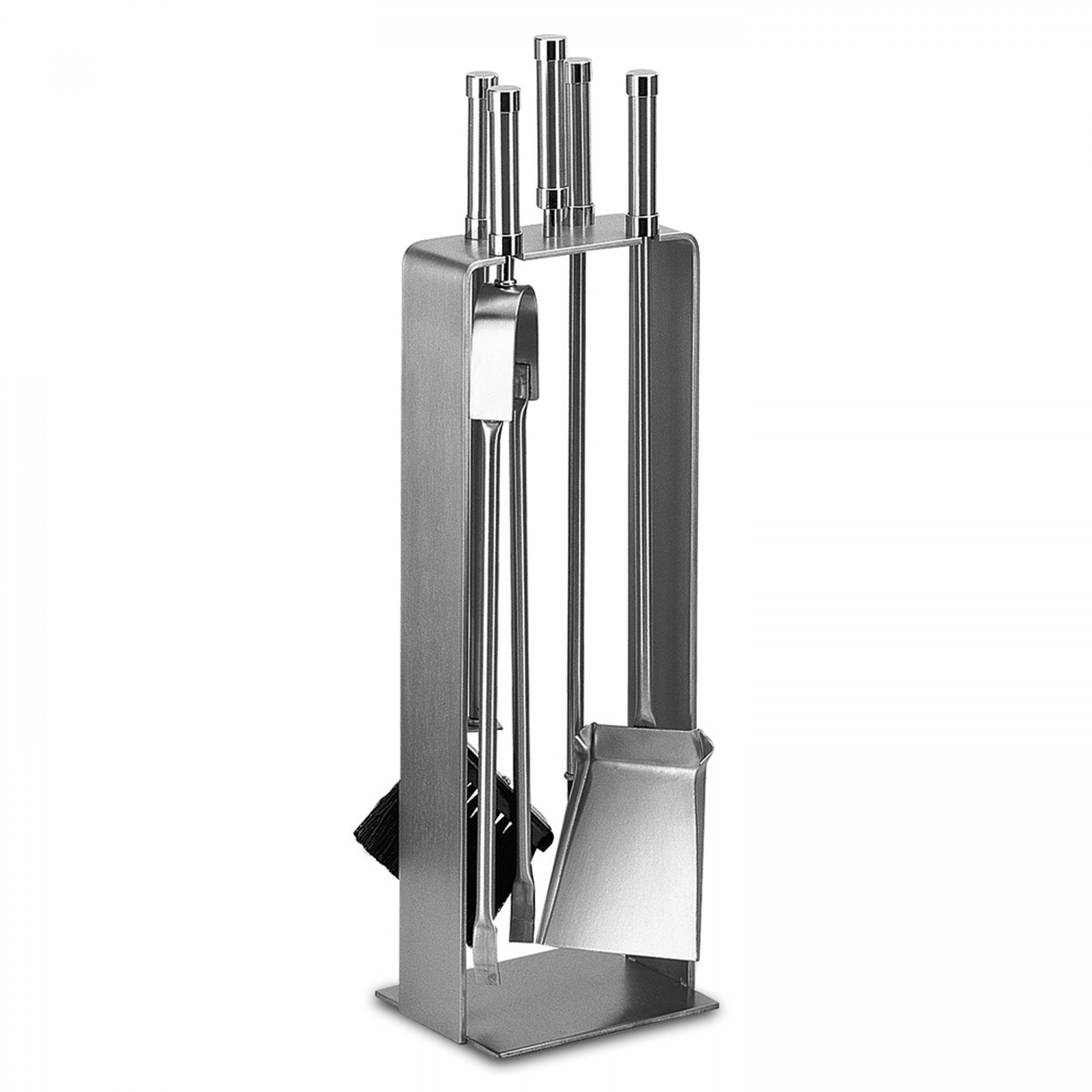 raik 21.02.903.2 Kaminbesteck, 4-teilig, Edelstahl, 66cm