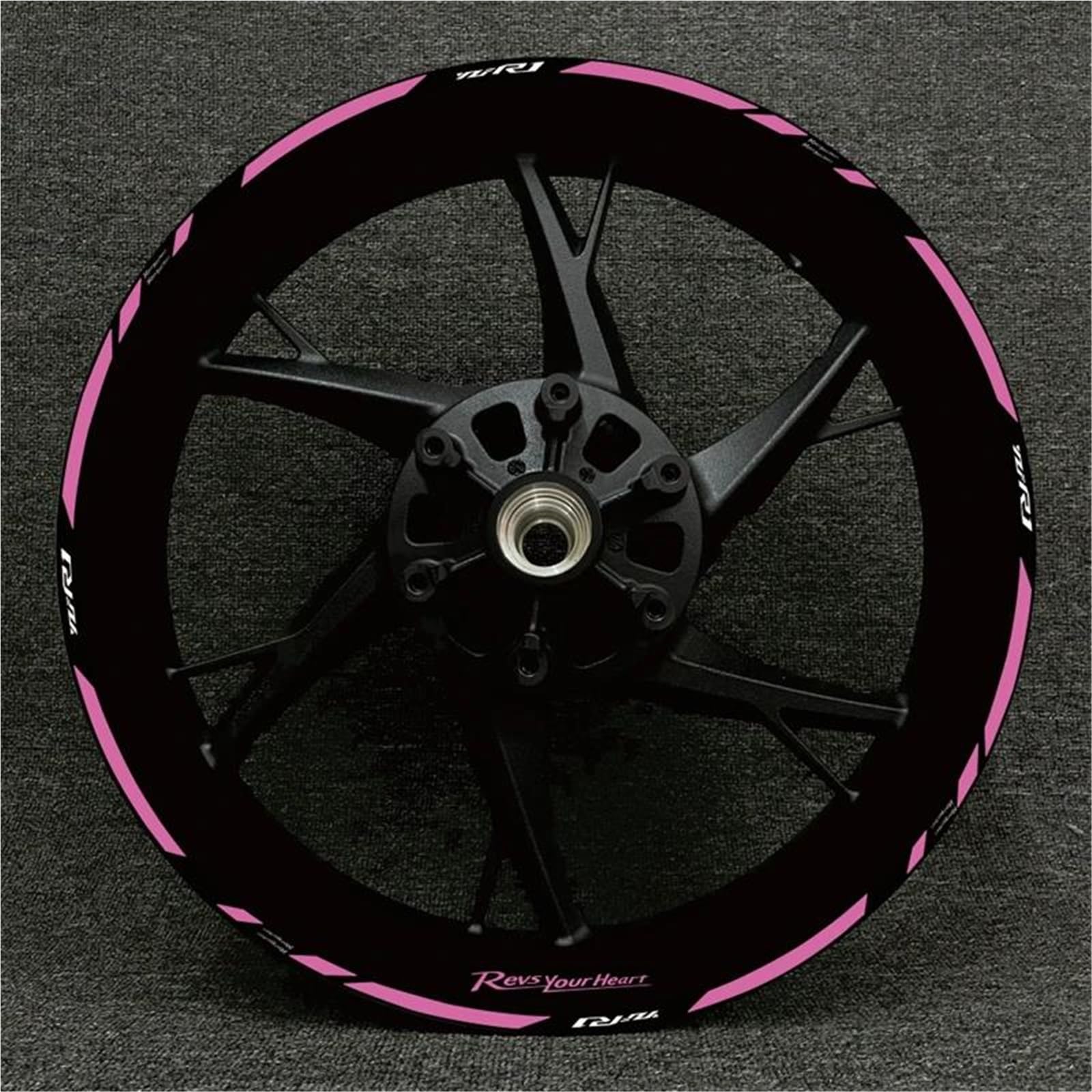 Wheel Stickers Motorcycle Reflective Wheel Decal for YZFR1 YZF-R1 YZF R1 Hub Stickers Rim Protector Kit Rim Reflective Decal
