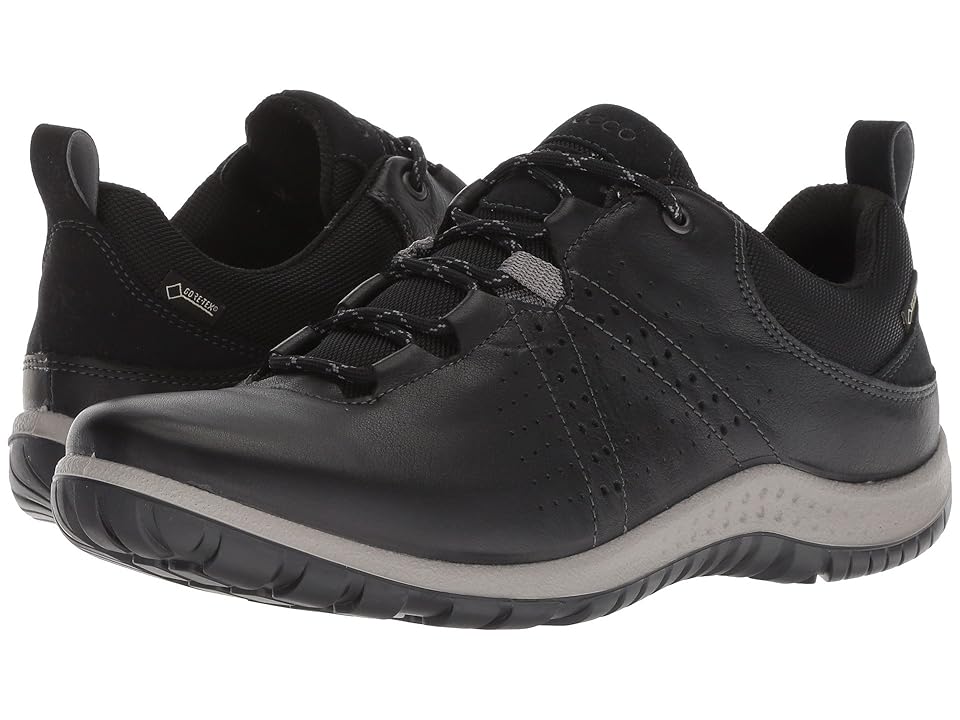 

ECCO Sport Aspina Low GTX Tie (Black/Black) Women's Lace up casual Shoes