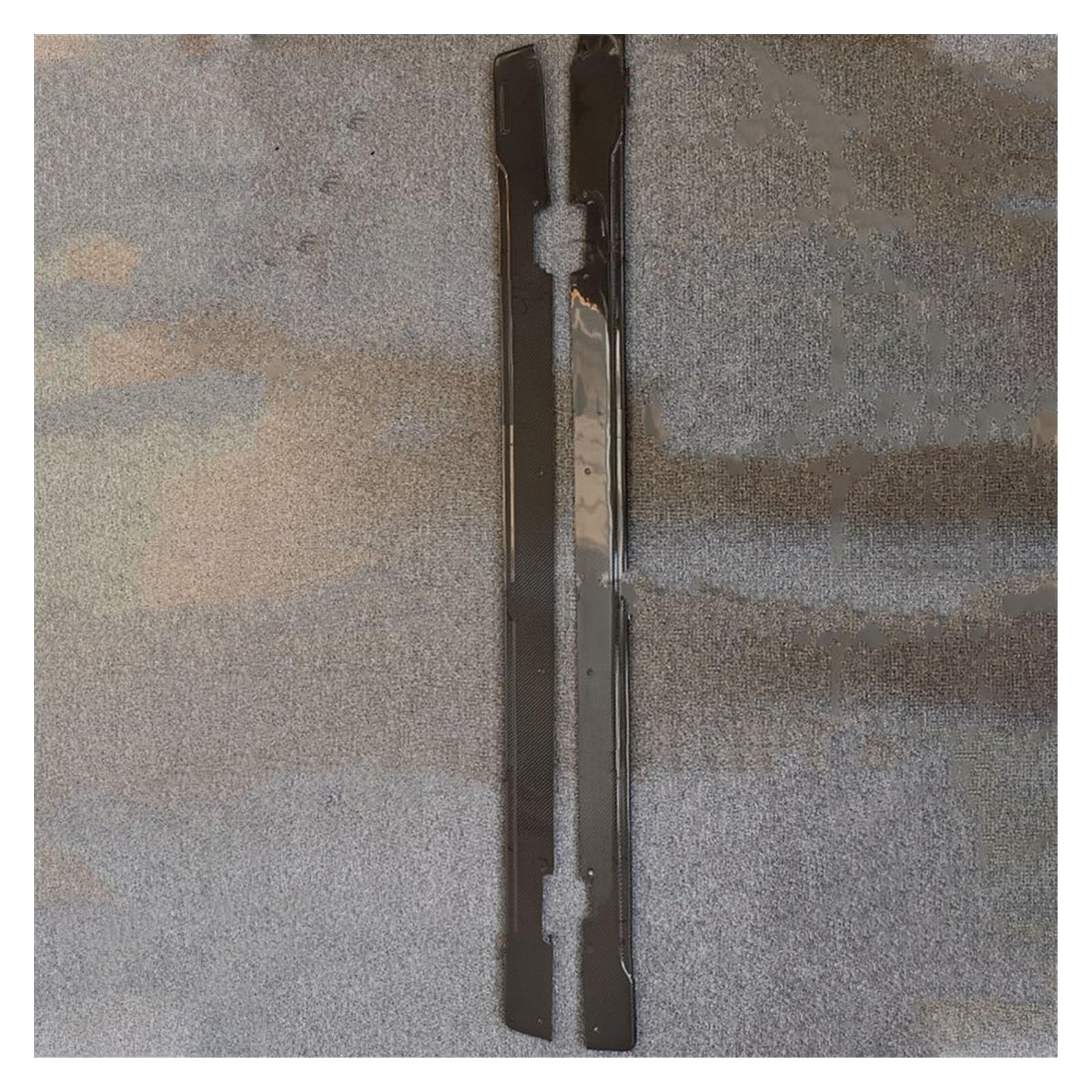 Side Panels Spoiler Car Side Skirts Carbon Fiber Glass Side Skirt Extension For Mini For F56 For Cooper/S/For Jcw 2-Door Dag Style Side Skirt Splitter Car Door Lip(Carbon Fiber)