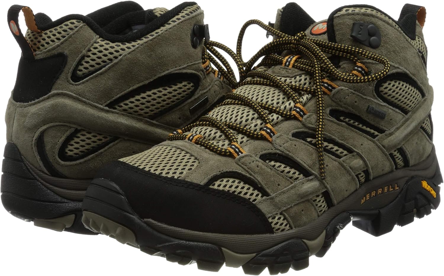 Merrell mens Moab 2 Mid Gtx hiking boots, sand, 8 US