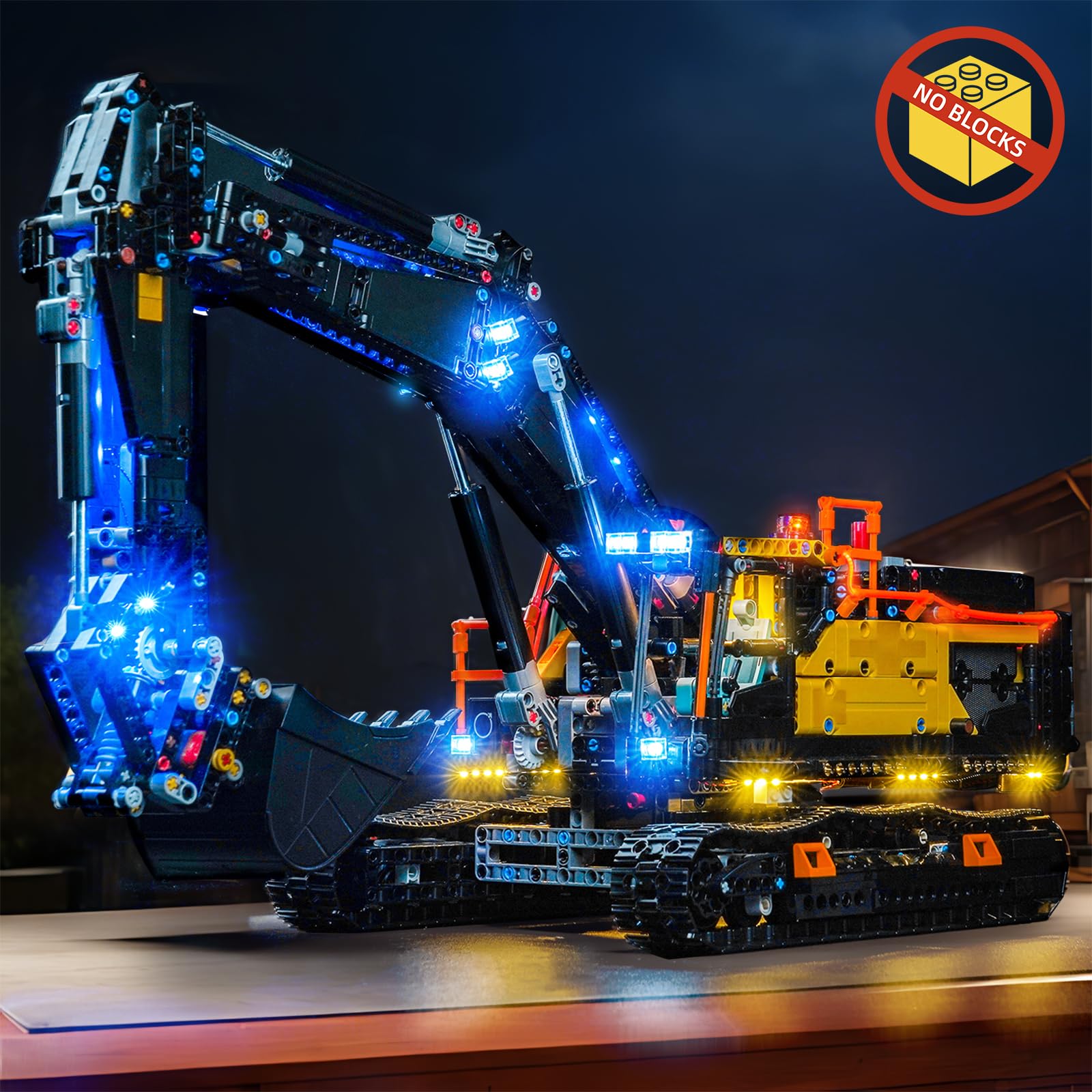 Light Kit Compatible with Lego 42215 Volvo EC500 Hybrid Excavator (No Model) - Image 4