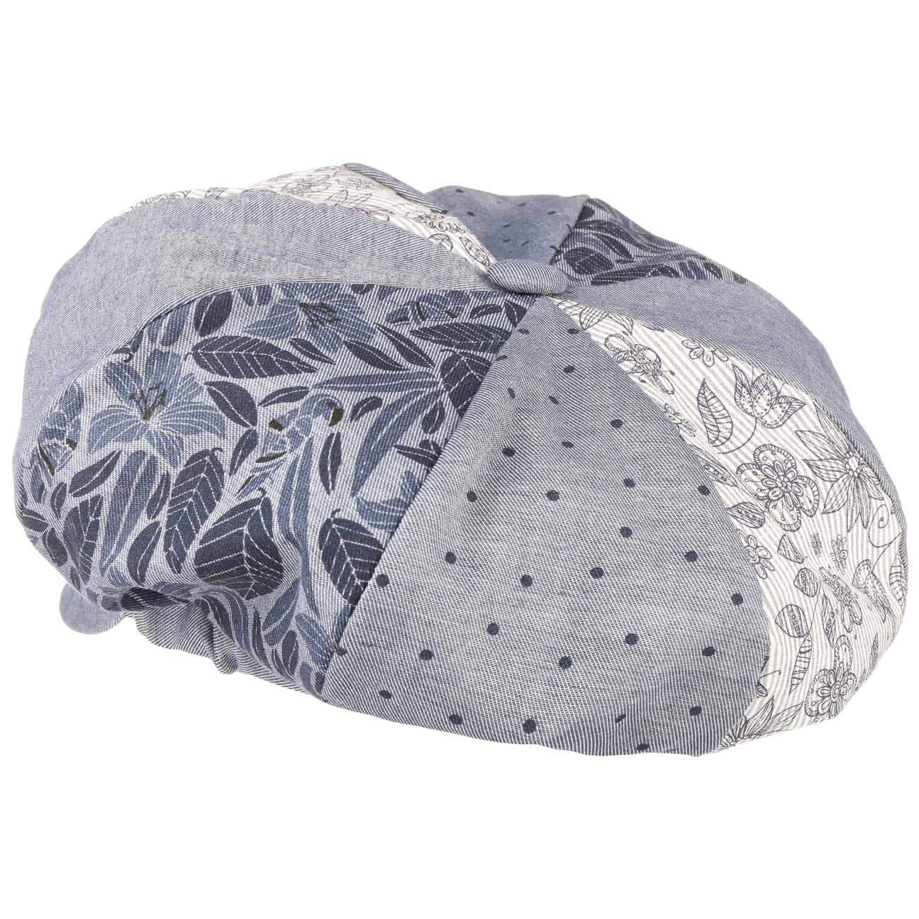 Lipodo Casquette Gavroche Avella Femme - Made in Italy avec Etiquette en Coton Baker Boy Visiere, Doublure Ete Printemps-ete