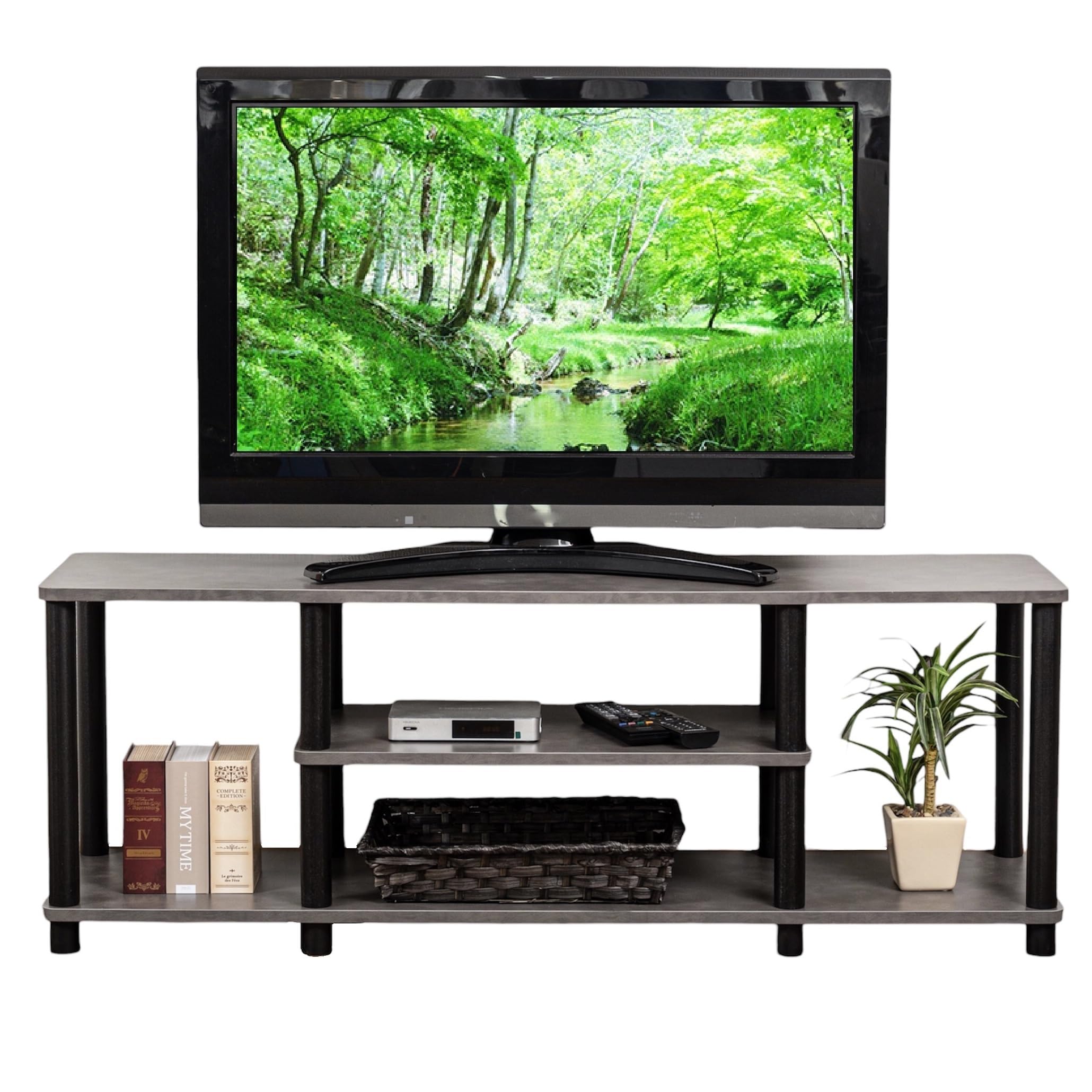 Amazon｜OKUNAI テレビ台 ローボード ワイド 幅約113cm(モルタル