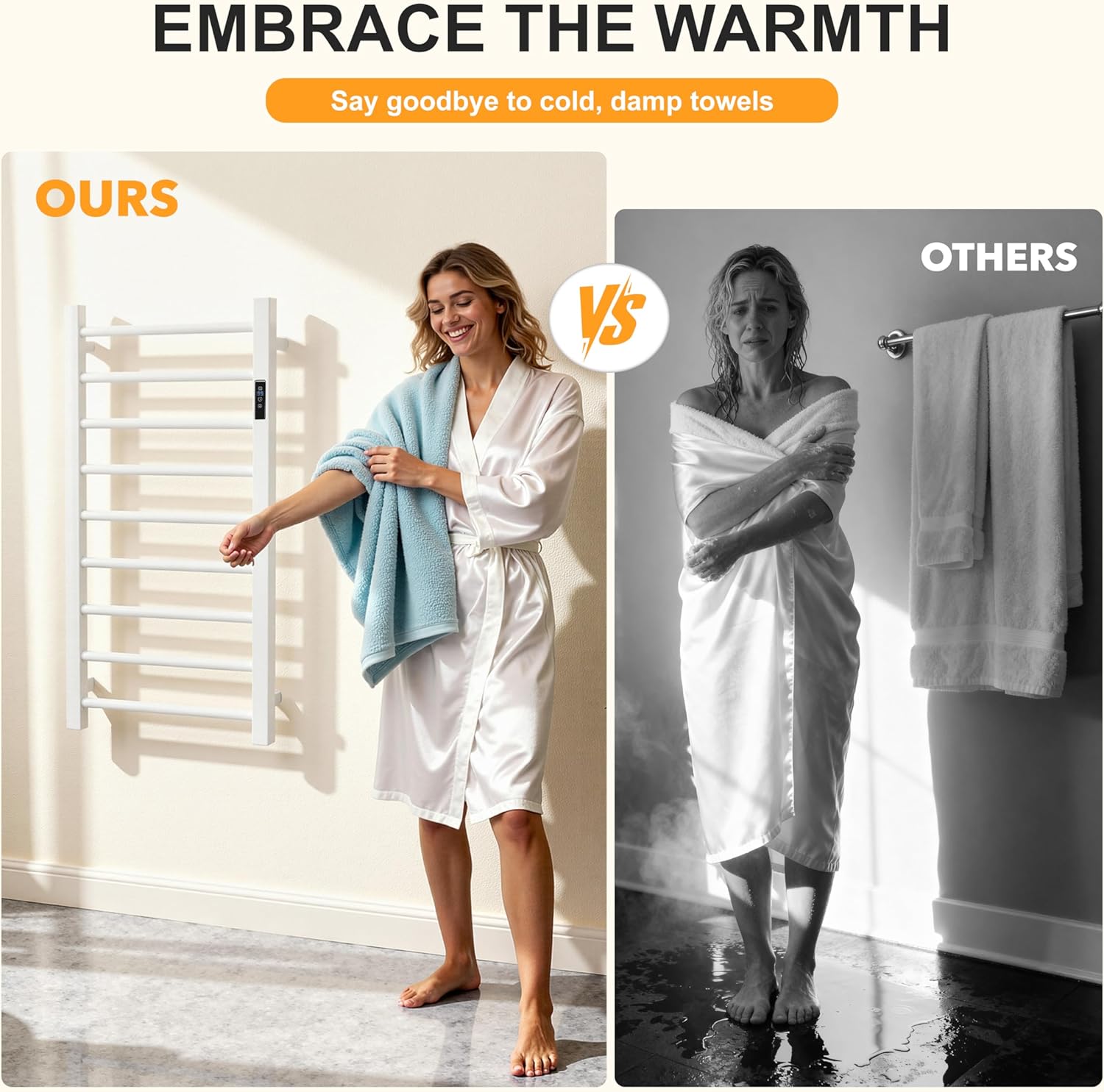 LINKLIFE Heated Towel Warmer Rack User Manual - Model B250062-1