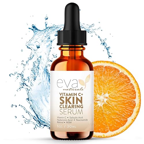 Vitamina C para la cara, suero para limpiar la piel con ácido salicílico, retinol, niacinamida y ácido hialurónico, aclarante de la piel, antiacné,