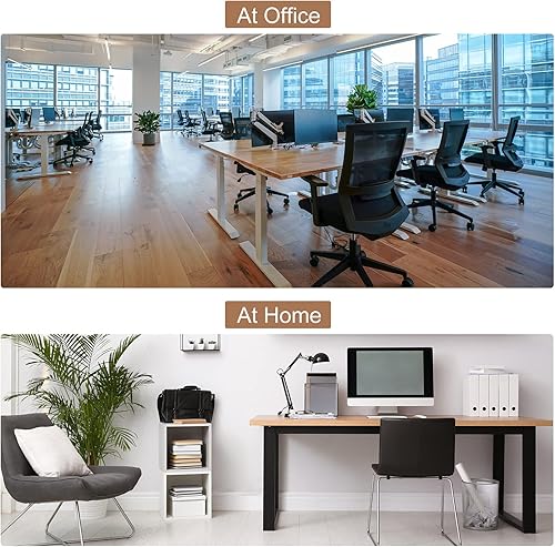 Miniatura 6 de uxcell Cubierta de agujero para cable, 10.591 x 2.677 in, aleación de aluminio, cuadrado, para escritorio, ojales, cubierta de agujero para oficina,