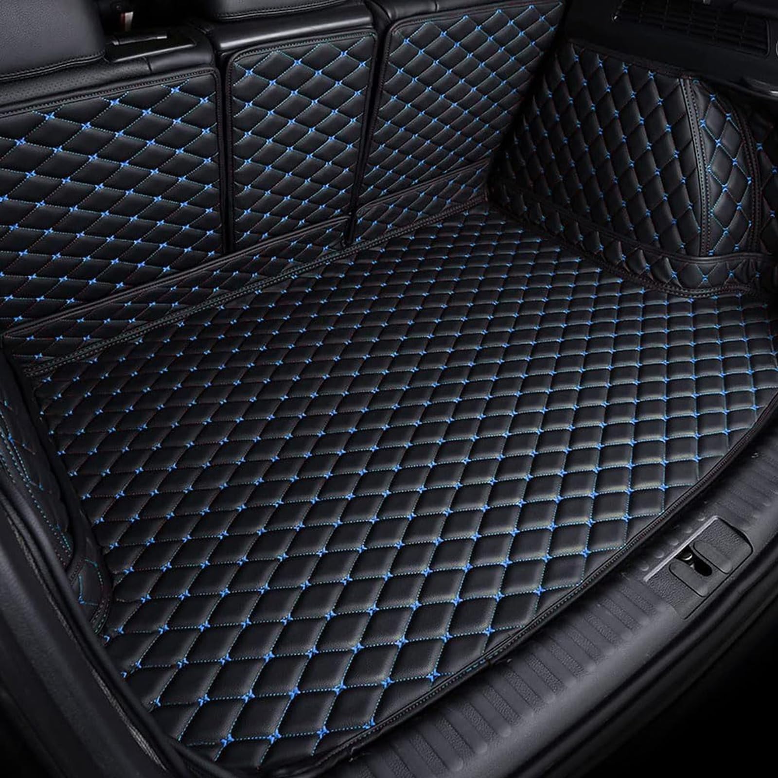 Motario Car Leather Trunk Mat Boot Liner for BMW M1 M2 M235 M240 M3 M340, All Weather Full Coverage Protection Pad Waterproof Accessories