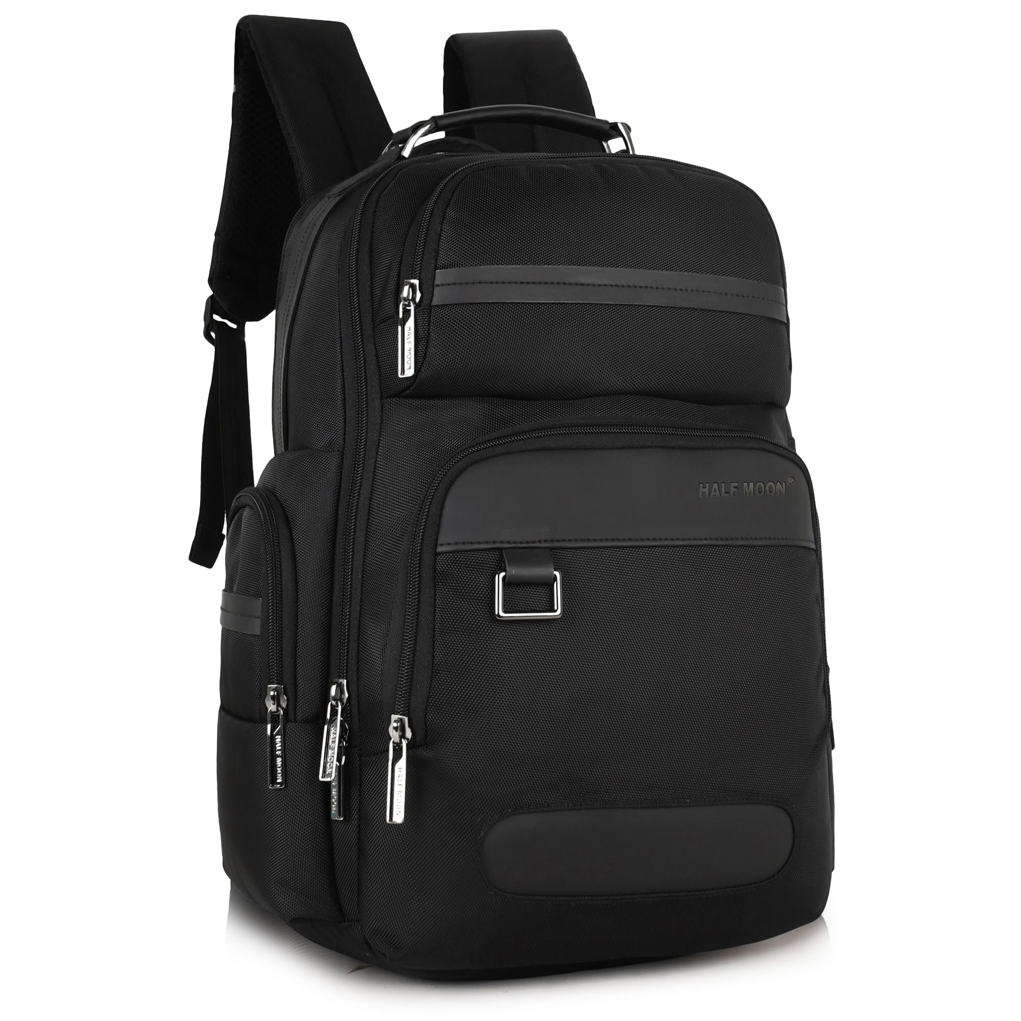 half moon Orion Business Backpack for Men 35L Heavy Duty Premium Laptop Backpack 1680D Polyester 15.6-inch Padded Laptop Bag Water/Scratch-resistant Multiple Pockets with 1 Year Warranty-picture-55