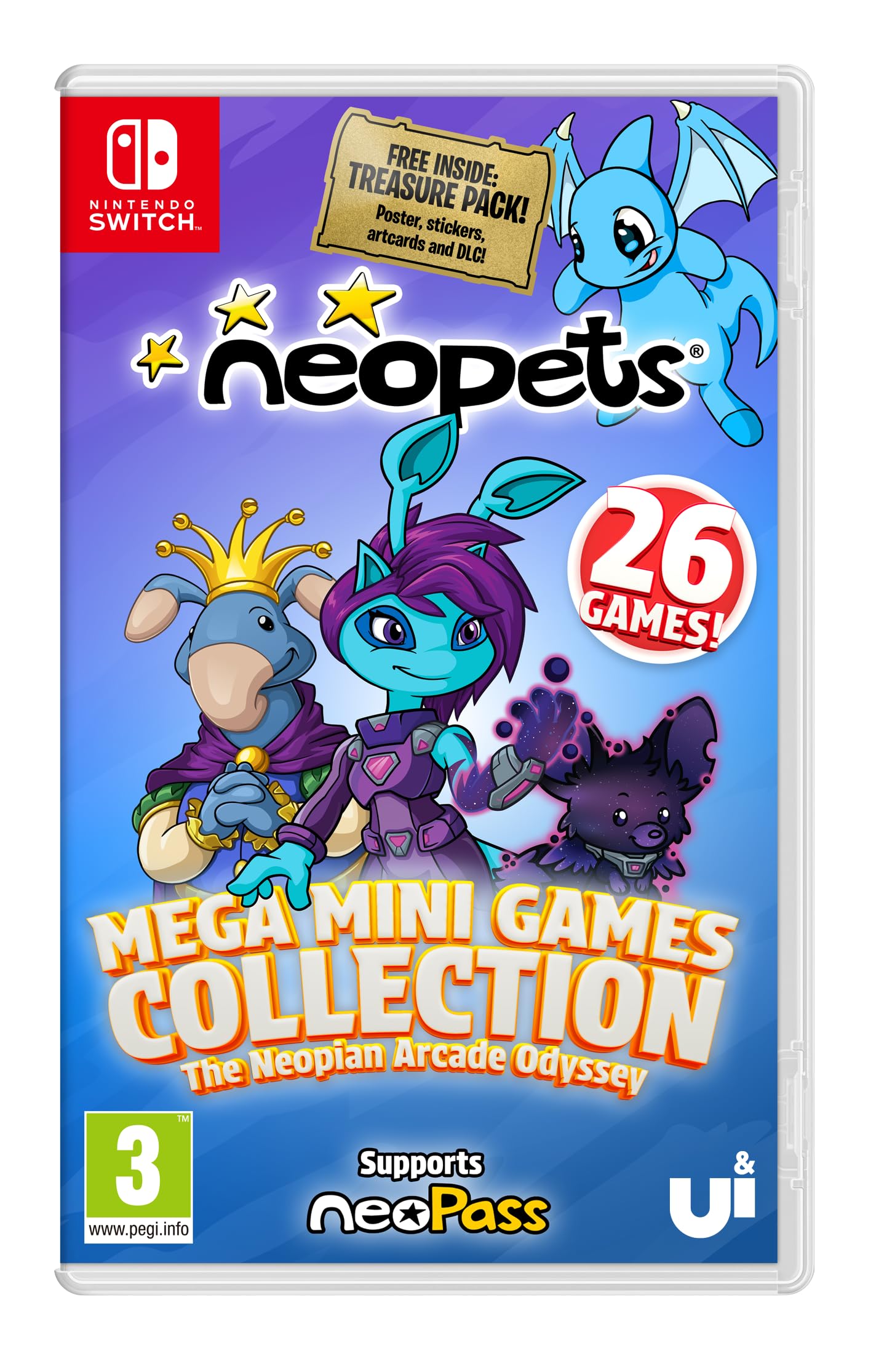 【新品】NEOPETS MEGA MINI GAMES COLLECTION Neopets - Mega Mini Games Collection - The Neopian Arcade Odyssey