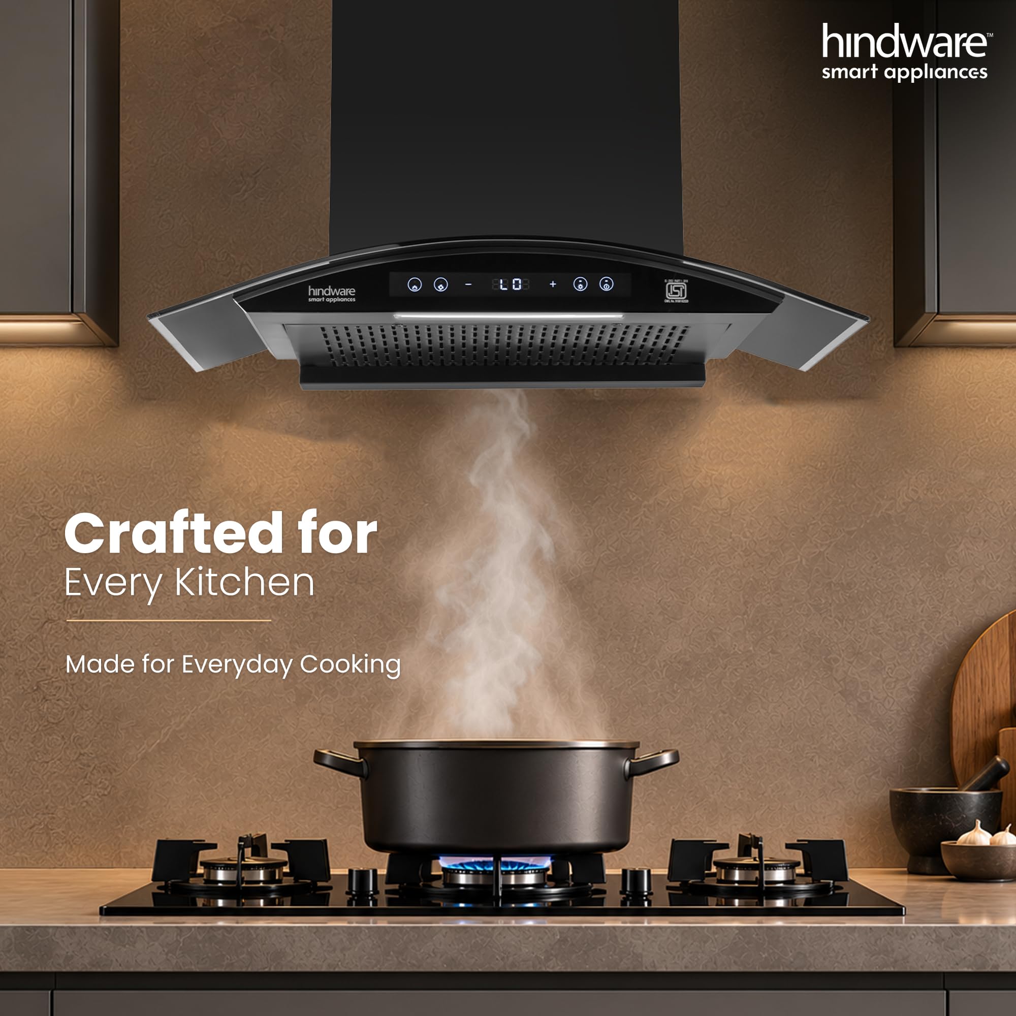 Hindware Amyra Kitchen Chimney - Filterless & Smart -2