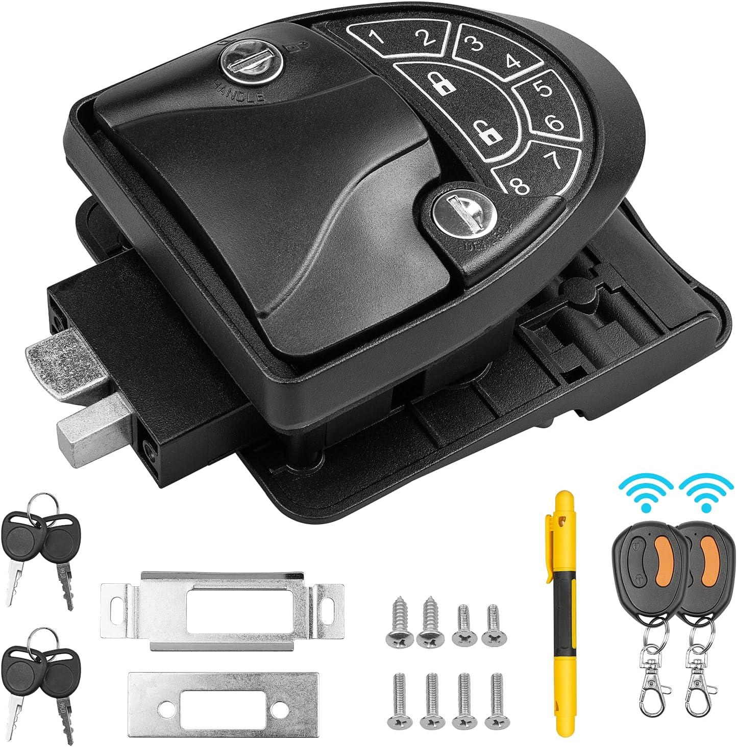 Esakoya RV Keyless Entry Door Lock, Metal Keyless RV Door