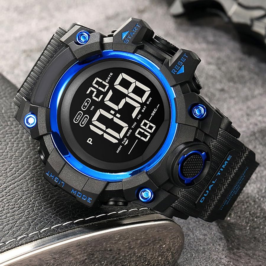 TARSHYRY Orologio Sportivo da Uomo Impermeabile con Quadrante Grande