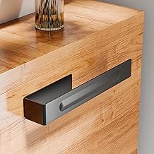 Towel Rail No Drilling Required, Towel Rail Black, 304 Stainless Steel Towel Rail for Bathroom & Kitchen, Matt Black