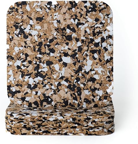 Miniatura 2 de Posavasos reciclados, juego de 4, posavasos de corcho para bebidas, hechos de sandalias recicladas, posavasos coloridos para bebidas, mesa de café,