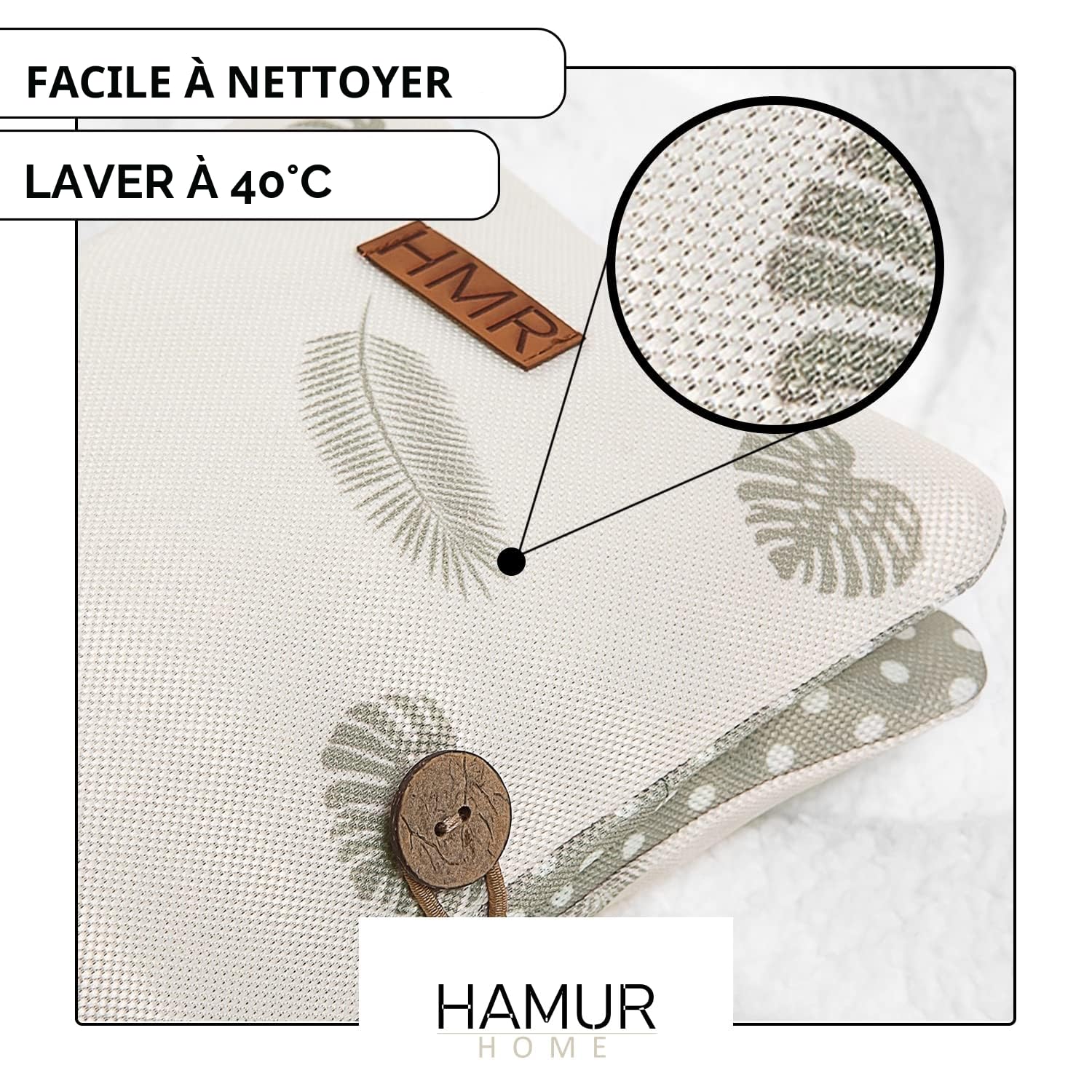 HAMUR HOME Sac a Couche de Bebe Sac a Langer pour À Cosmétiques 2in1 Lingettes & Accessories Petit Pochette Parfait comme Trousse de Soin de Voyage Pratique pour de Bebe