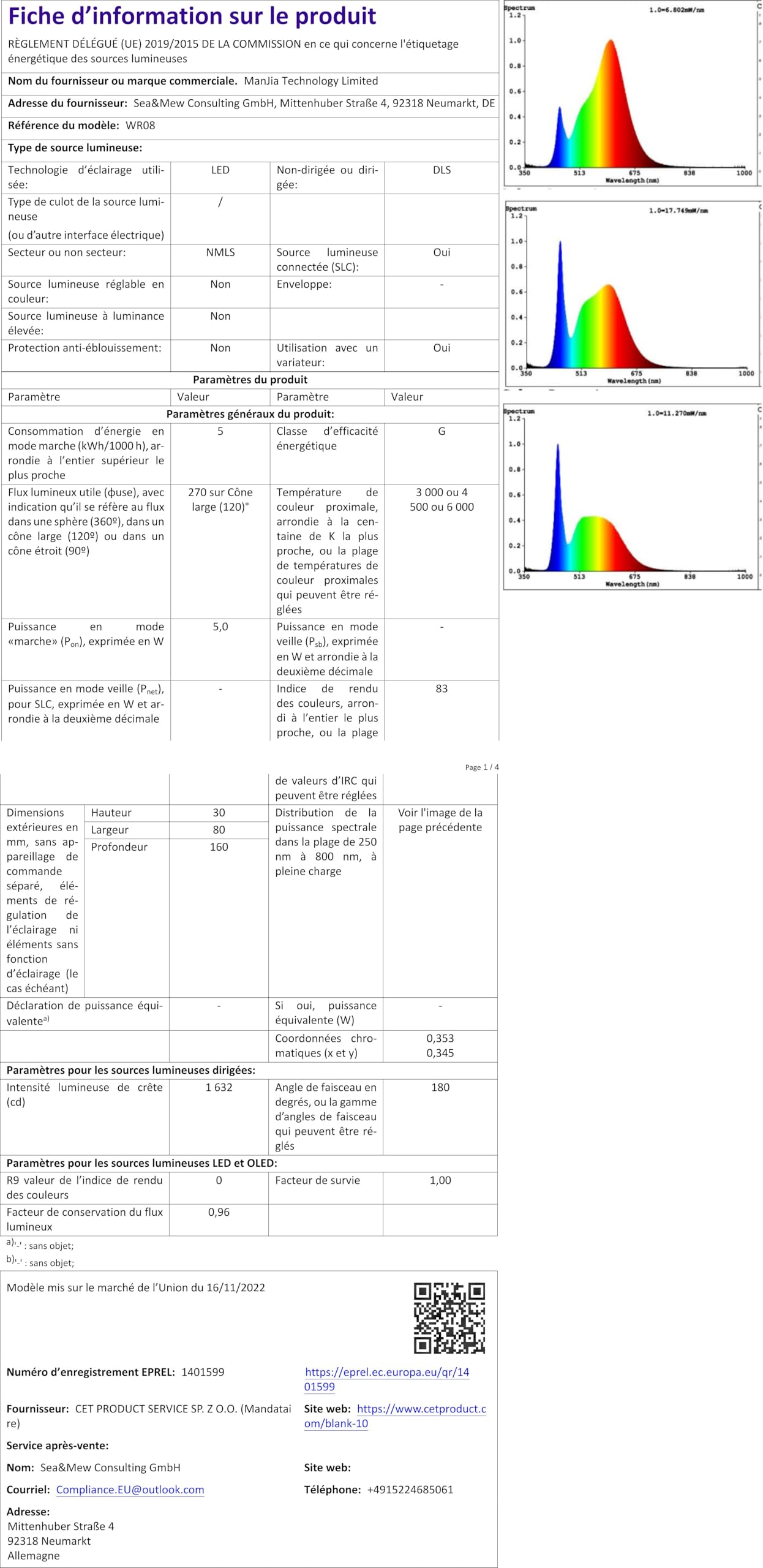 Réveil numérique gris pour enfant Clocco Cloud avec date et LED - 8