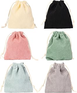 6 Pieces Small Makeup Bag Cosmetic Bag,Portable Velvet Small Pocket Cosmetic Bag Drawstring Type Small Makeup Pouch for Women Mini Makeup Bag Travel Storage for Cosmetics Headphones Jewelry