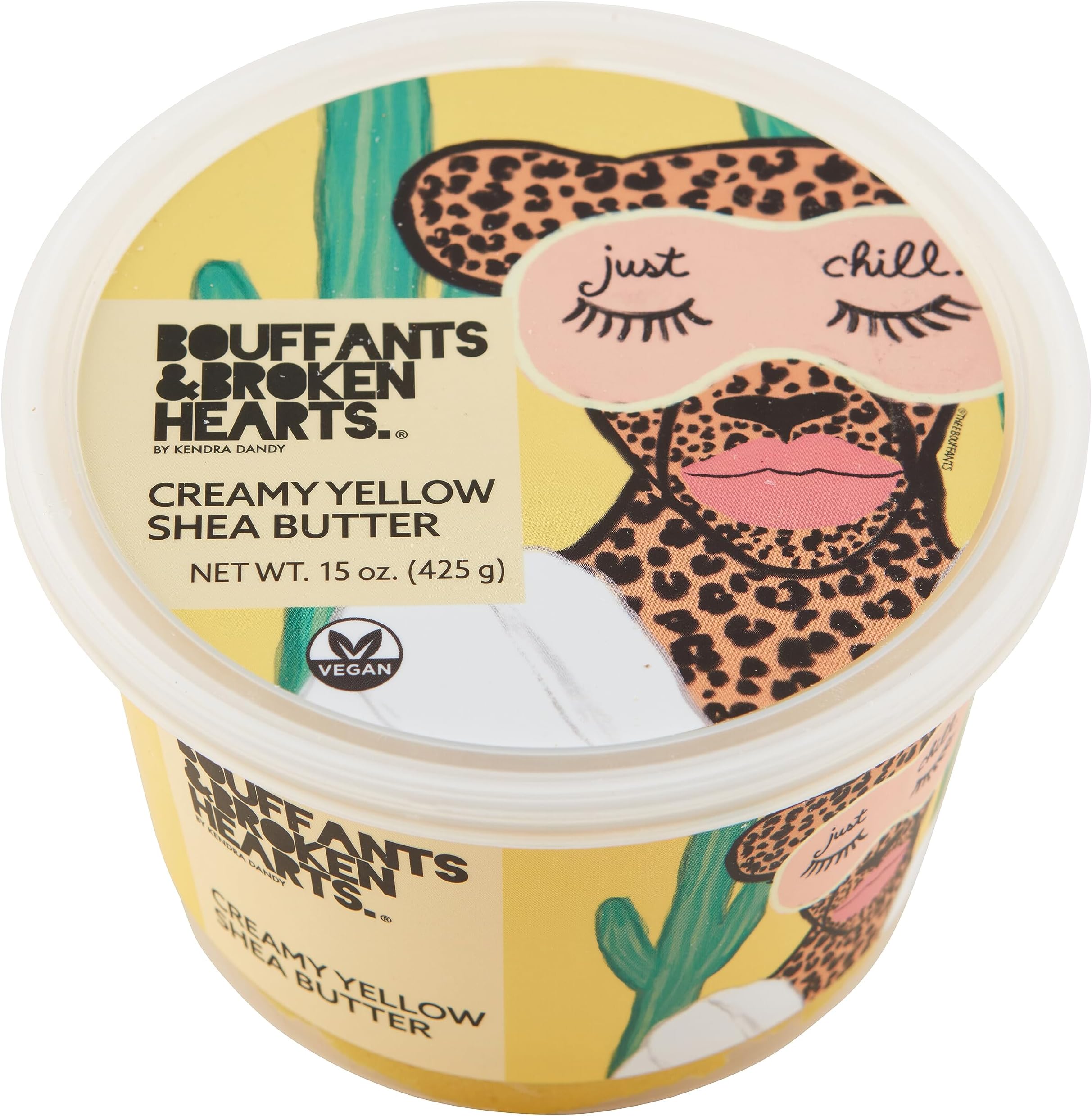 Ashanti Naturals Creamy Yellow Shea Butter Whipped Body Butter | Grade A, 100% Natural African Raw Shea Butter for Skin, Face and Hair (15oz)