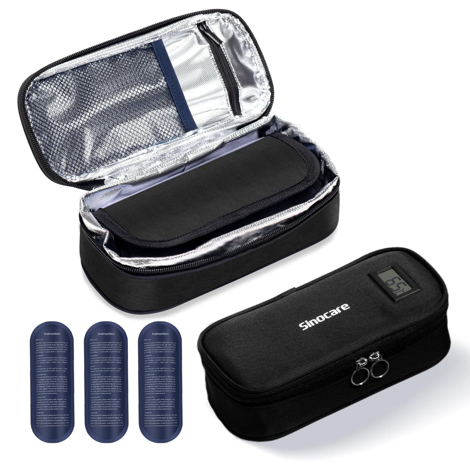 Borsa Termica Per Insulina E Farmaci - Porta Penne Per Diabete 20x9x4 Cm - Foto 2